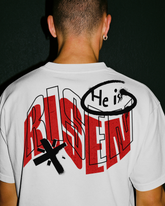 Camiseta Oversized He Is Risen — USEAMÉM