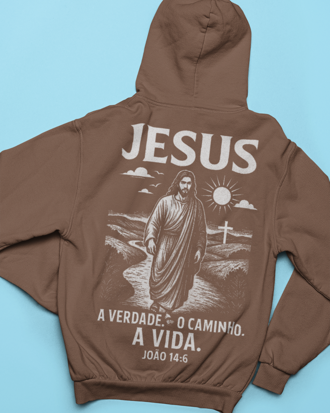 Moletom Oversized Jesus O Caminho, a Verdade e a Vida — USEAMÉM