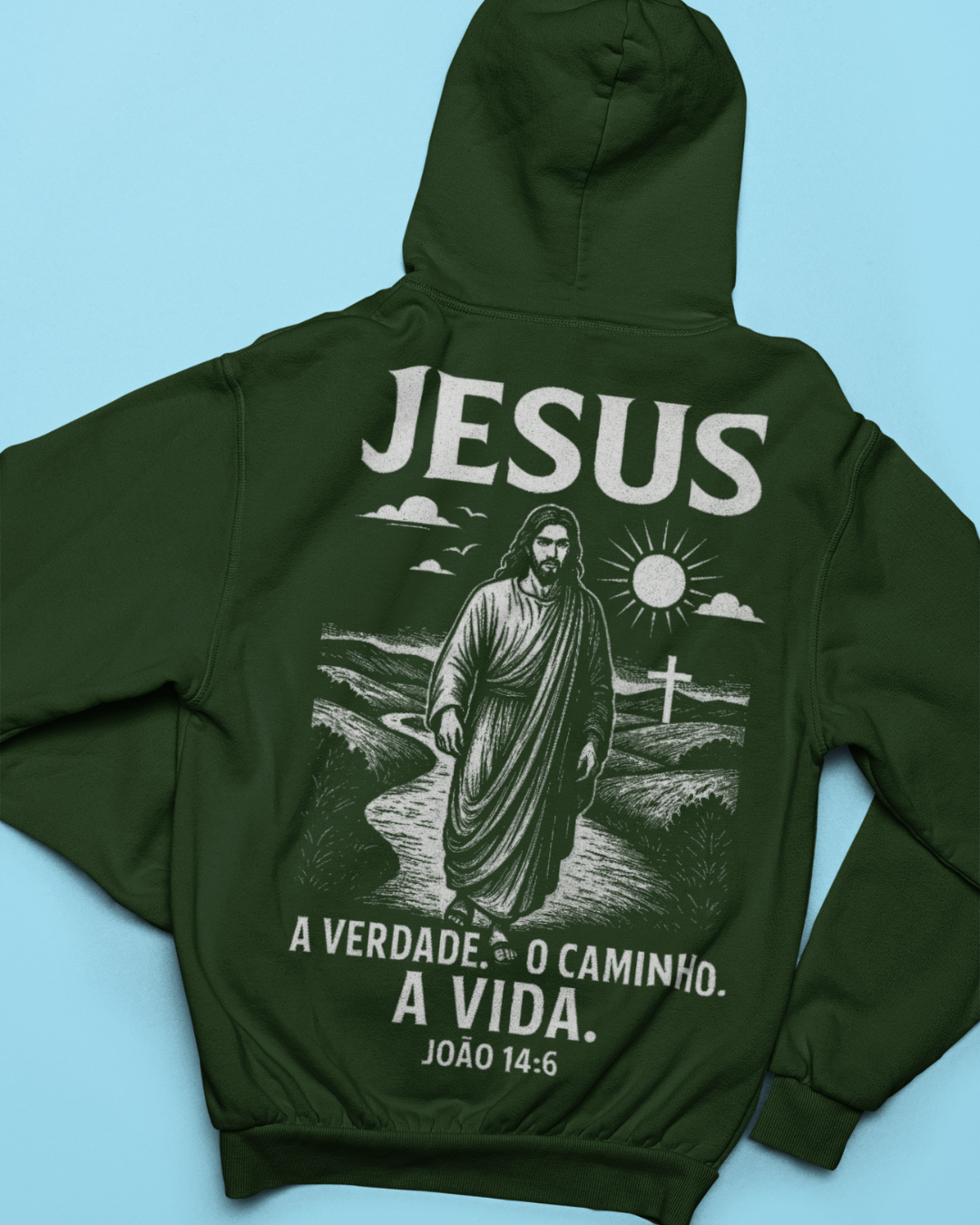 Moletom Oversized Jesus O Caminho, a Verdade e a Vida — USEAMÉM