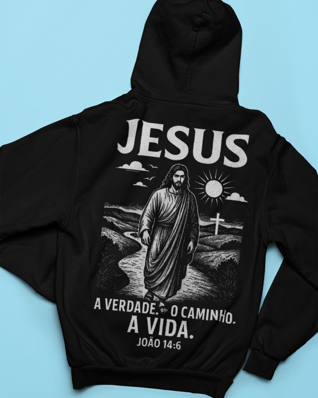 Moletom Oversized Jesus O Caminho, a Verdade e a Vida — USEAMÉM