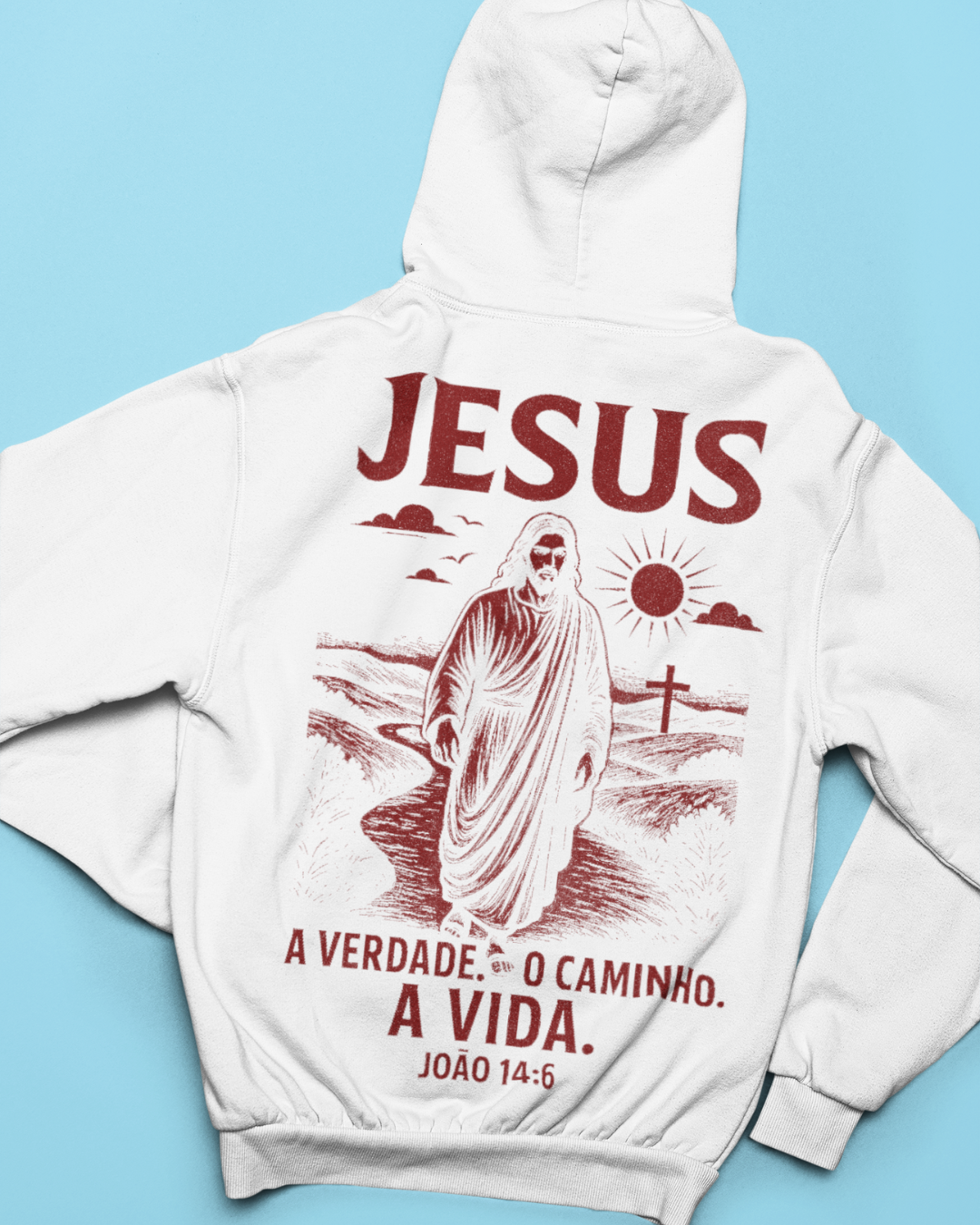 Moletom Oversized Jesus O Caminho, a Verdade e a Vida — USEAMÉM
