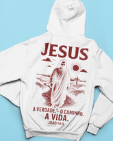Moletom Oversized Jesus O Caminho, a Verdade e a Vida — USEAMÉM
