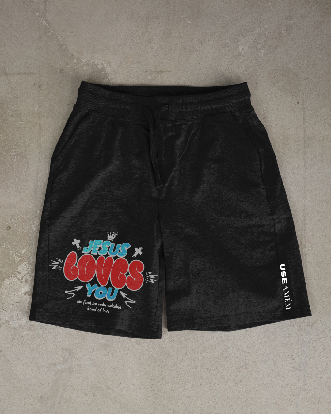 Shorts Jesus Loves You — USEAMÉM